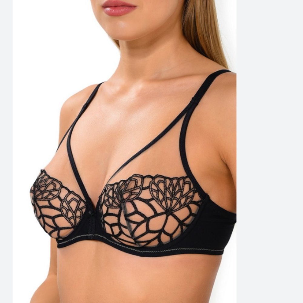 Simone Perele Java Sheer Plunge Bra